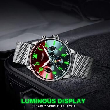 Чоловічий годинник, автоматичний механічний, на зап'ястя, аналоговий, з датою, з нержавіючої сталі. С-подібний ремінець, спортивні годинники, подарунок (сріблястий)