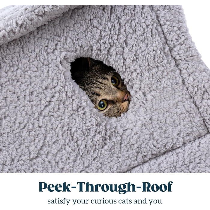 Будиночок для кота - затишний притулок знімним матрацом та килимком. Зроблений з вапняку.