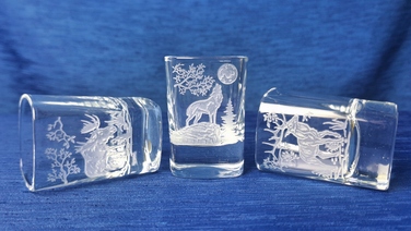Набір стопок для горілки Art-Glass Myśliwskie, прозорі, 50 мл, 6 шт.
