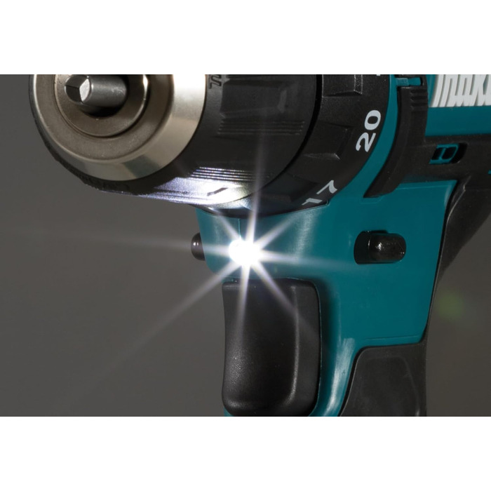 Акумуляторний дриль-шурупокрут Makita DF333DSAE 12V, 2.0Ah, 2 акумулятори + зарядний пристрій у транспортному кейсі, чорний/синій