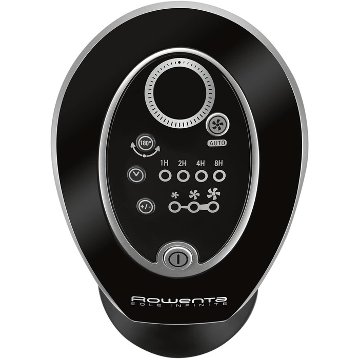 Вентилятор Tower Rowenta Eole Infinite VU6670F0 Цифровий, чорний/сріблястий