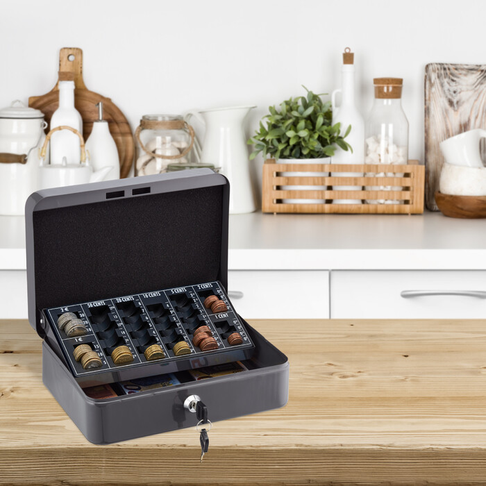 Cash Box з дошкою для підрахунку євромонет