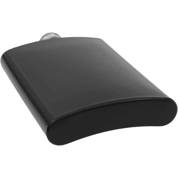 Набір фляга з келихом та воронкою для чоловіків • Військовий дизайн • Матова чорна/зелена сталь • 9 oz / 265 ml • Аксесуари для піших прогулянок