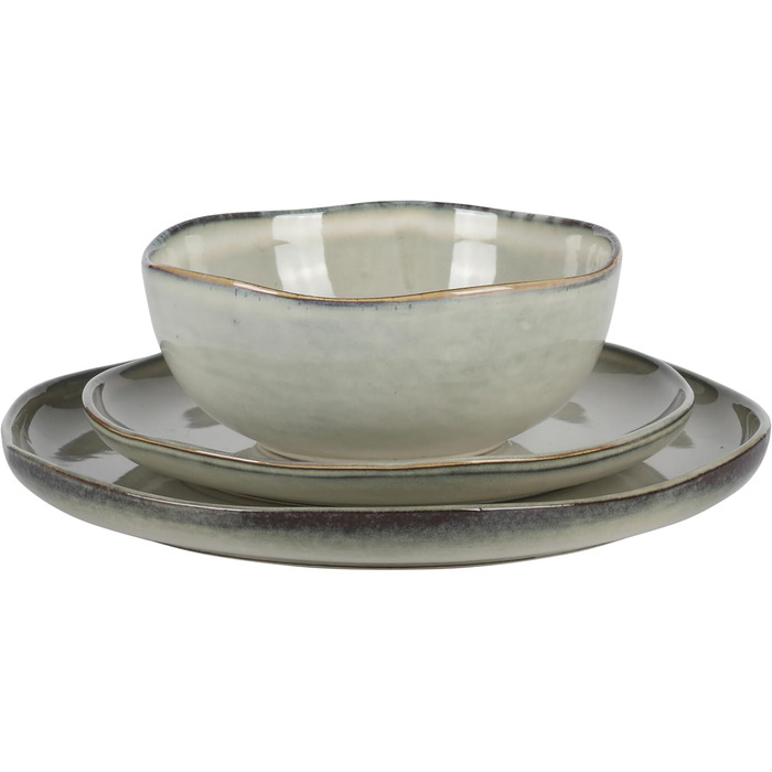 Набір посуду Gibson Soho Lounge (12 предметів) - кераміка, серія Soho Lounge, комплект на 4 персони
