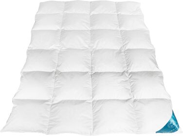 Down Comforter Winter Blanket Extra Warm Down Blanket Down Quilted Blanket Goose Down 100% Natural, Öko-Tex Certified - 135x200 1600gr. 135x200 1600.0 grams