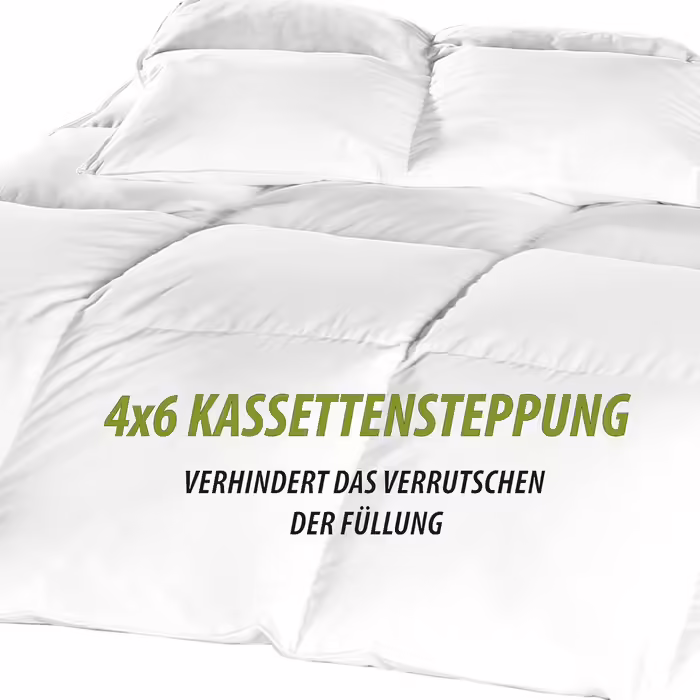 Зимова ковдра Bestlivings 135x200 см, касетна, пух-пір’я, 1400 г, ОЕКО-ТЕКС