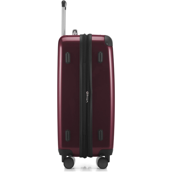 Набір валіз Hauptstadtkoffer Alex (S, M, L) - 3 валізи, 75 см, 235 л, Бордовий