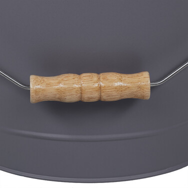 Relaxdays Ash Bucket with Lid and Scoop