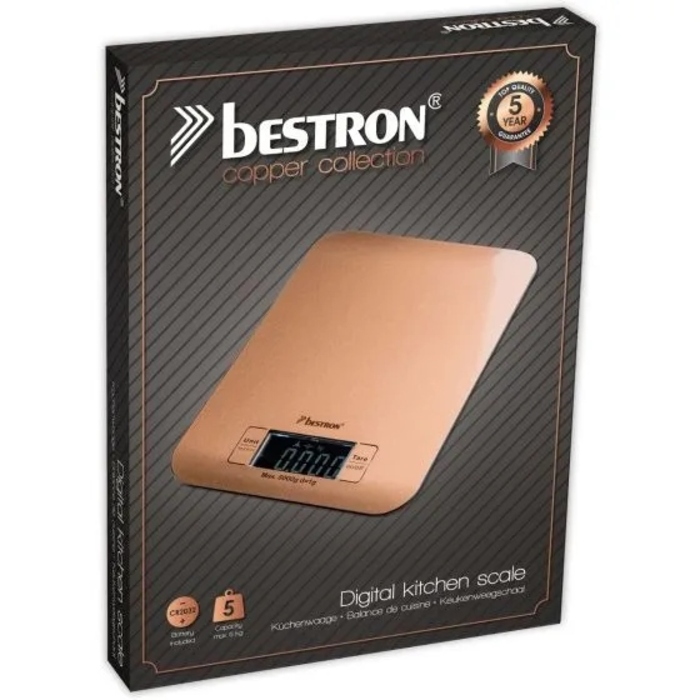 Кухонні ваги Bestron AKS700CO, помаранчеві, 5 кг