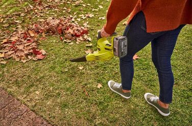 RYOBI 18V ONE+ Cordless Leaf Blower OBL1820S (Air speed 245 km/h, airflow 2.6 m³/min, without battery & charger in box)
