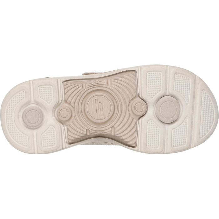 Skechers On The Go Go Walk Arch Fit 2.0 Chloe – жіночі сандалі-шльопанці 40 EU бежевого кольору