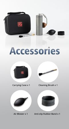 Кавомолка ручна 1Zpresso X-Ultra, чорна, з металевим корпусом, сталевий монтаж, конічні жорна, регулювання, магнітний замок