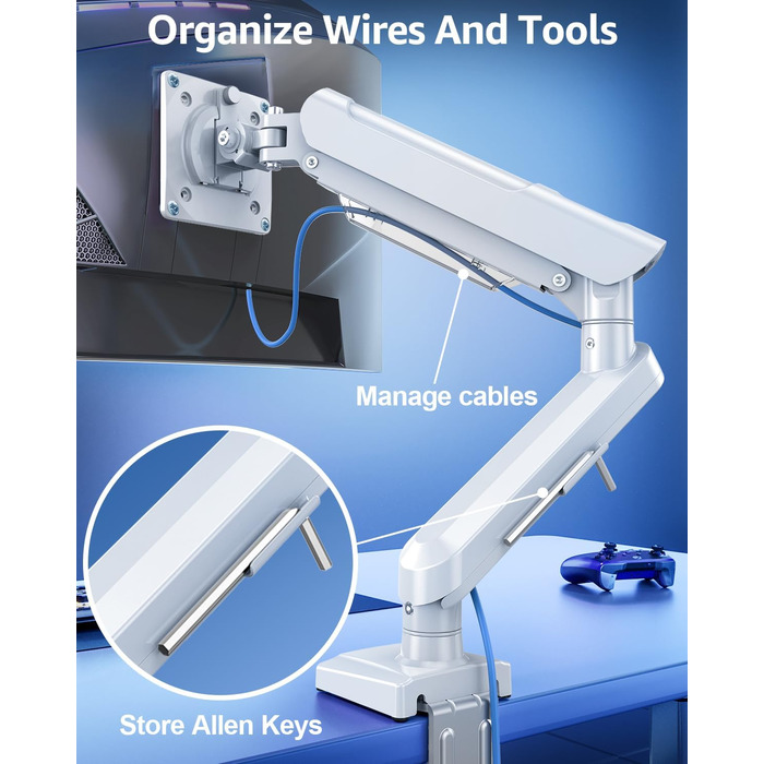 Кріплення для монітора ELIVED EV6011W: регульована підставка для моніторів 13-32