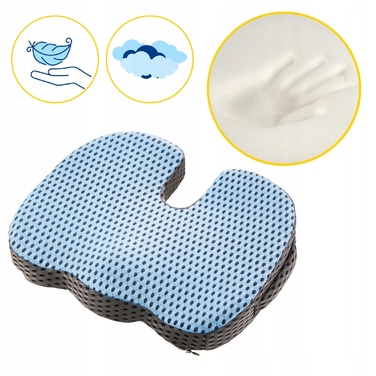 Ортопедична подушка для сидіння 4FIZJO з ефектом пам'яті (memory foam)