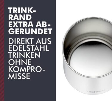 Термос із нержавіючої сталі Longlife Cup 350 мл, чашка-термос з кришкою, для кави та напоїв, зберігає тепло, ідеально для офісу та кемпінгу (Snow White)