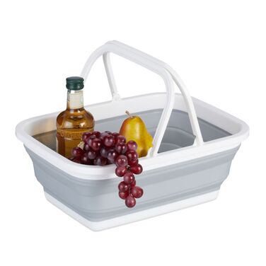 Collapsible Storage Basket with Handle