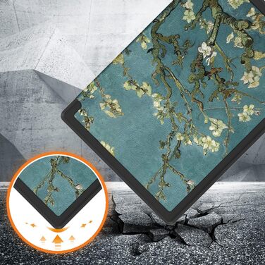 Чохол для Pocketbook Verse PB629 / Verse Pro PB634 - Flip Cover з авто-функцією сну/пробудження (квітка)