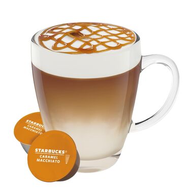 Кавові капсули Starbucks Caramel Macchiato для Nescafé Dolce Gusto, середній обсмаження, 72 капсули (6 x 12)