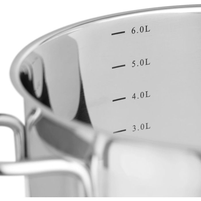 Karcher 14-Piece Stainless Steel Cookware Set with Glass Lids - Induction Compatible