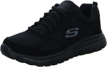 Чоловічі кросівки Skechers Burns-Agoura, 43 EU, чорний шкіряний верх з сіткою