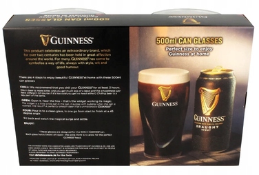 Бокали для пива GUINNESS, 500 мл, 2 шт.