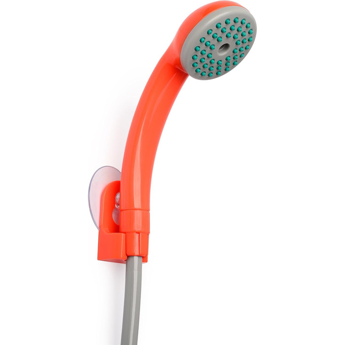 Portable Outdoor Camping Shower, Battery Powered - Compact Hand Shower with Rechargeable Camping Shower and Pump, Pumps Water from Bucket into a Consistent, Gentle Shower Stream