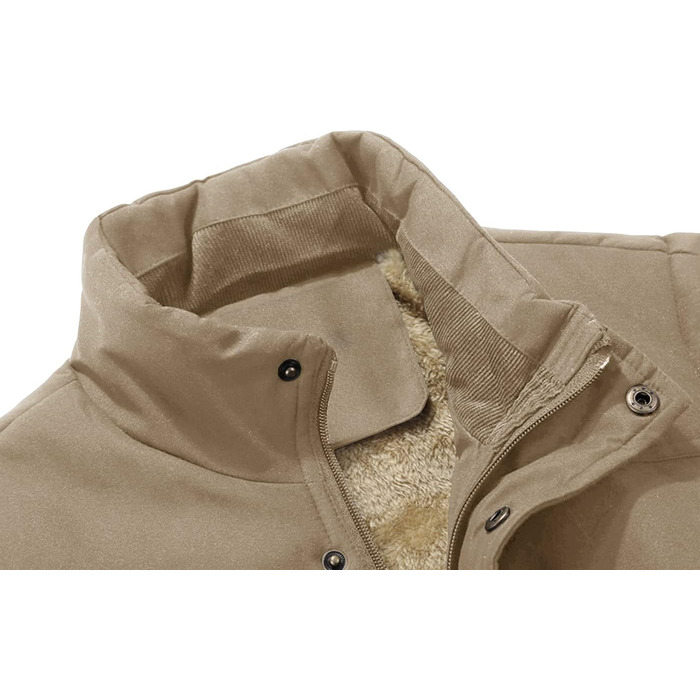 Тепла чоловіча жилетка KEFITEVD на осінь/зиму: комфорт та стиль для полювання та роботи (Хакі, розмір L)