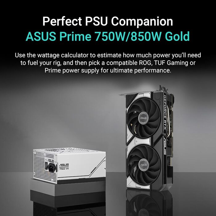 Ігрова відеокарта ASUS Prime GeForce RTX 5070 12GB GDDR7 OC Edition Dual, чорна