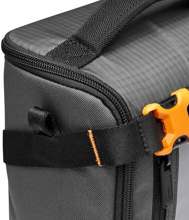 Lowepro GearUp Creator Box Large II - сумка для бездзеркальних та DSLR камер, помаранчевий колір, з QuickDoor доступом, виготовлена з перероблених матеріалів