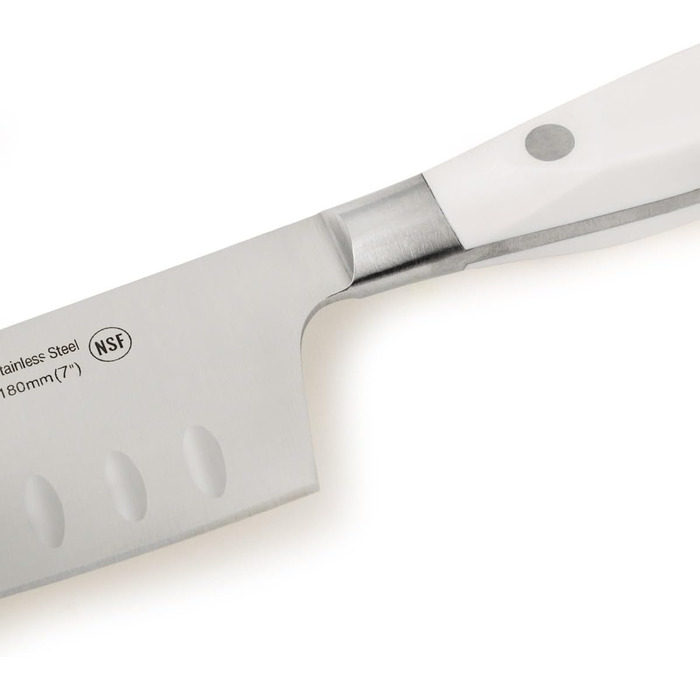 Ніж Arcos Serie Riviera Santoku 180 мм - професійний японський ніж з нержавіючої сталі з ручкою з POM