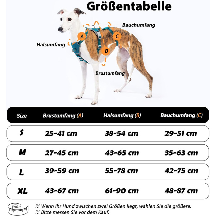 Шлейка Huntboo для собак: безпечна від виривання, антистресова, з відбиваючими елементами, регульована, легка (розмір S, блакитна)