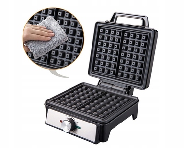 Вафельниця Teesa TSA3237 на 2 вафлі, 1600 Вт, корпус із нержавіючої сталі, регулювання потужності