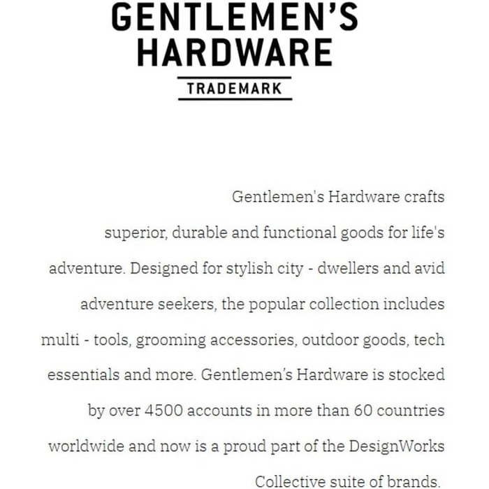 Мультитул Gentlemen's Hardware з нержавіючої сталі та дерева, 3,5x10x2,3 см, GEN627UK