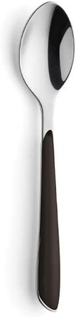 Kuppels PRISMA Cutlery Set for 6 | 24-Piece Cutlery Set | Camping Cutlery Set for 6 | Cutlery with Black Plastic Handles | Dinner Cutlery | Dishwasher Safe