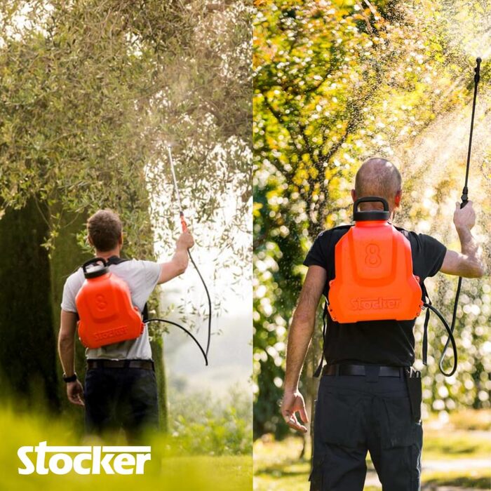 Електричний ранцевий обприскувач STOCKER 8 л Li-Ion акумулятор