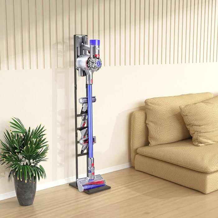 Підставка для пилососа OUTBROS сумісна з Dyson Gen5 V15s V15 V12 Slim V11 V10 V8 V7 V6, металева, без свердління, чорна