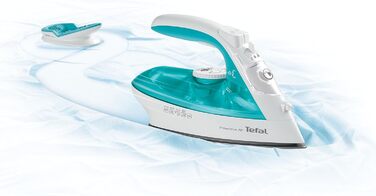 Бездротова праска Tefal FV6520 Freemove Air, 2400 Вт, 25 г/хв, 115 г/хв, автоматичне вимкнення, бірюзова/біла