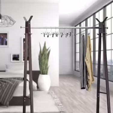 Relaxdays Clothes Hanger Metal, 10-piece and 20-piece pack