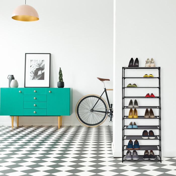 Розеткова система Relaxdays Shoe Rack 10 рівнів