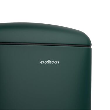 Сміттєвий відер-контейнер Les Collectors N°501, 20 л, педальний відро для кухні з нержавіючої сталі, з виймаючим внутрішнім відром, матове покриття, колір качиний зелений