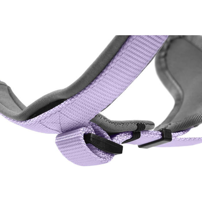 Нашийник для собак HUNTER Neopren, розмір L, лавандово-сірий, з неопрену, світловідбиваючий, комфортний