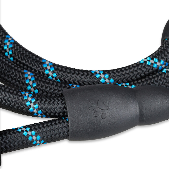 Relaxdays Padded Dog Leash, Black, 150 cm