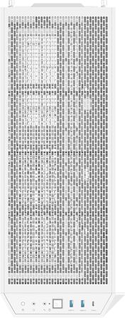 Корпус Thermaltake View 600 TG Full Tower для ПК (E-ATX/ATX/mATX/mini-ITX) з прихованим підключенням, 4 скляними панелями, поворотними PCIe слотами, підтримкою радіатора до 420 мм та USB-C 3.2 Gen2 (Snow)