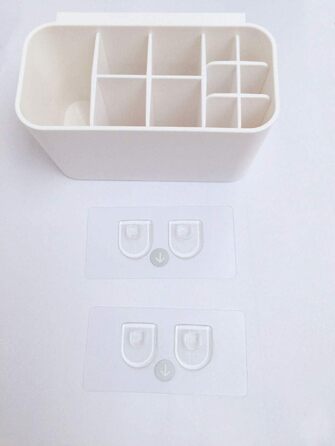 Автоматичний диспенсер зубної пасти та тримач для зубних щіток MHTECH - комплект з 2 пресовальників пасти, 4 стаканів та місцем для 5 щіток. Підходить для всіх типів щіток, настінний монтаж