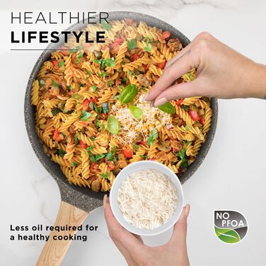 Набір посуду KASANOVA Bambù з антипригарним покриттям, 6 предметів, індукція, скляні кришки (Зелений)