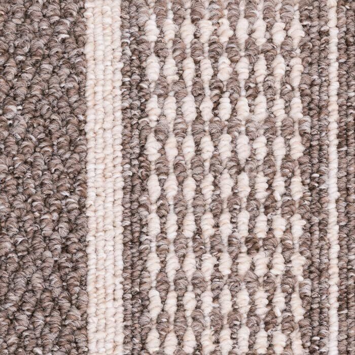 Набір килимків на сходинки Potsdam Metzker Braun, 15 шт., напівкруглі, коричневі, сумісні з килимовими доріжками