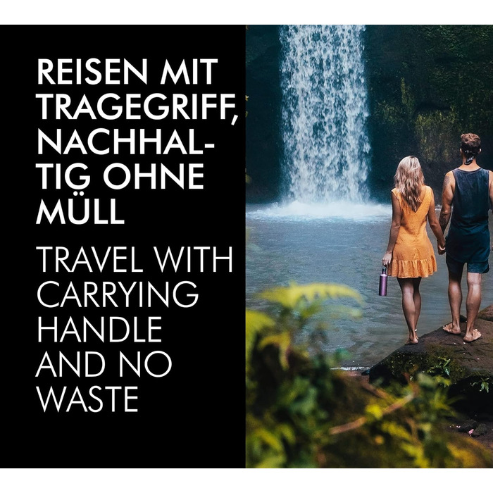 Термокружка THERMOcafé TC Traveler Bottle Sapphire Blue, 500 мл, з нержавіючої сталі, 12 годин гаряча, 24 години холодна, з ручкою