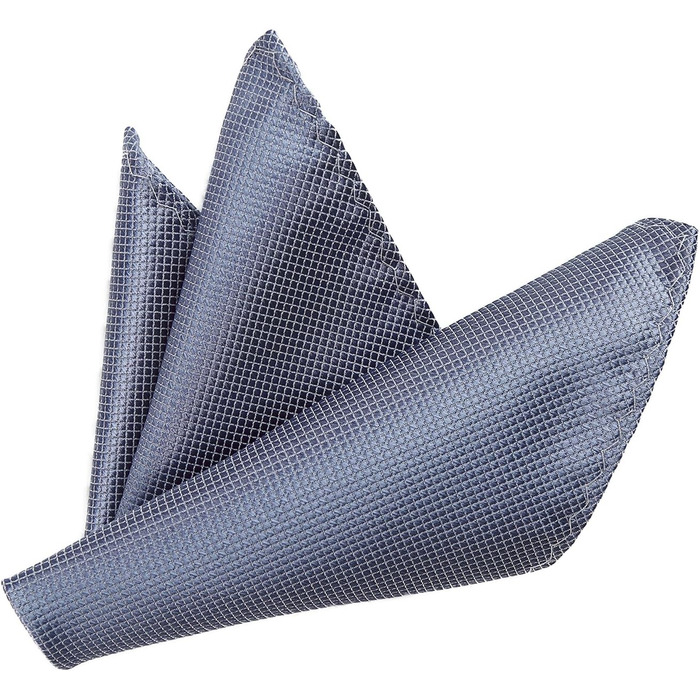 Метелик чоловічий DonDon сірий з нагрудною хустинкою, регульований розмір