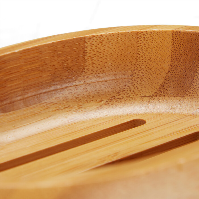 Relaxdays Soap Dish Bamboo