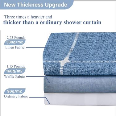 Штора для душу Sage Green - Льняна штора в стилі бохо для ванної кімнати, 72x78 дюймів (183x213 см), з китицями